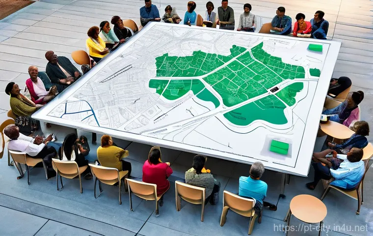 도시계획 자격증 준비 시 발생할 수 있는 문제 - **Prompt:** A vibrant, futuristic urban landscape in a city resembling Lisbon or Porto, showcasing s...