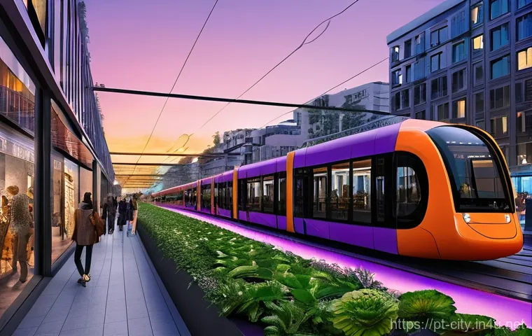 도시계획 자격증 준비할 때의 주요 팁 - **Prompt 1: "A futuristic and vibrant cityscape at sunset, showcasing innovative sustainable archite...